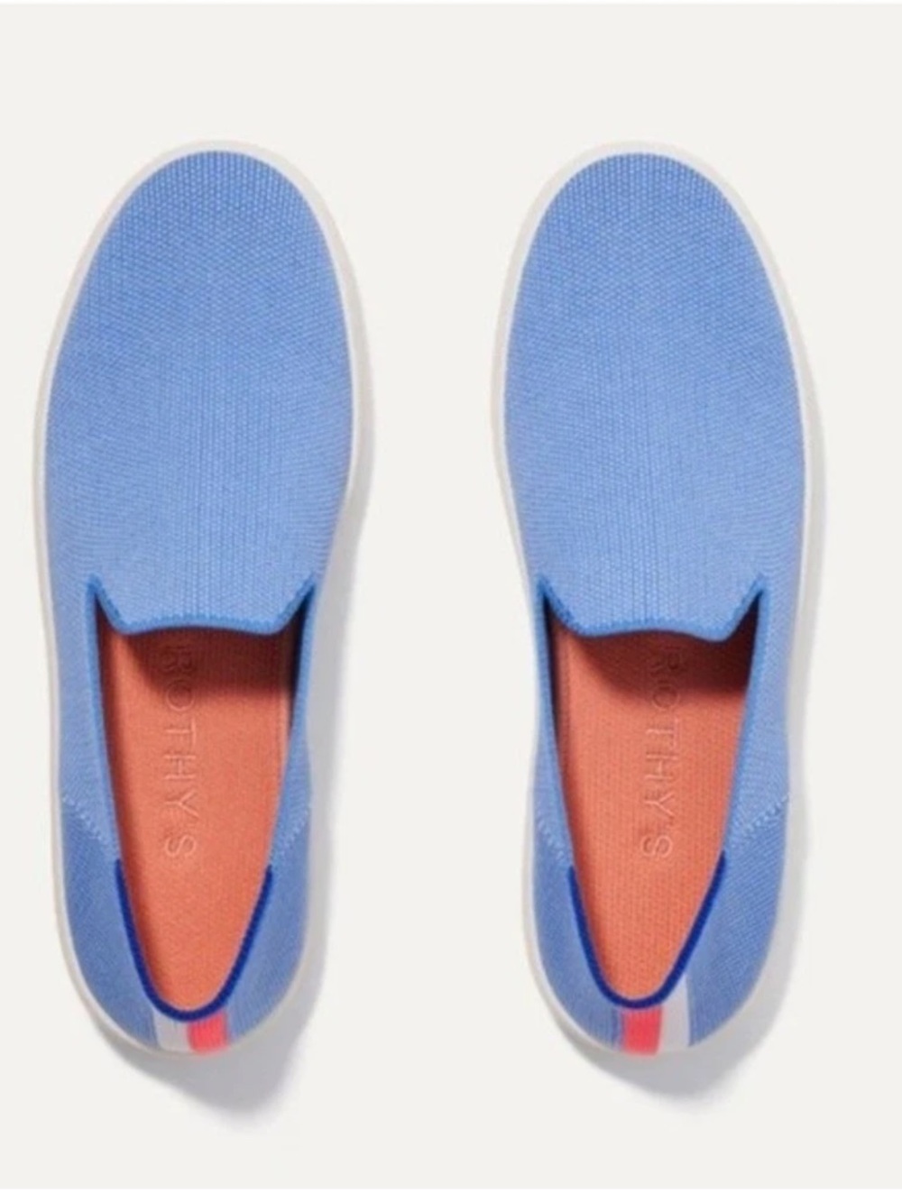 Rothy's The Original Slip-On Sneaker light blue "Boardwalk" Color Size 9